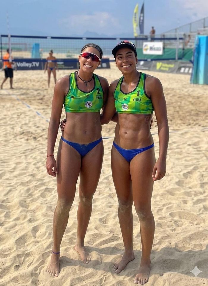 Atletas do CT Caraguatá representando o Brasil na Itália